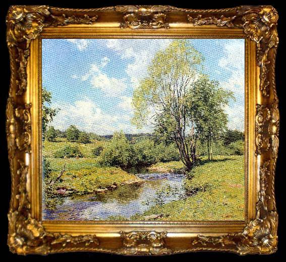 framed  Metcalf, Willard Leroy Green Idleness, ta009-2